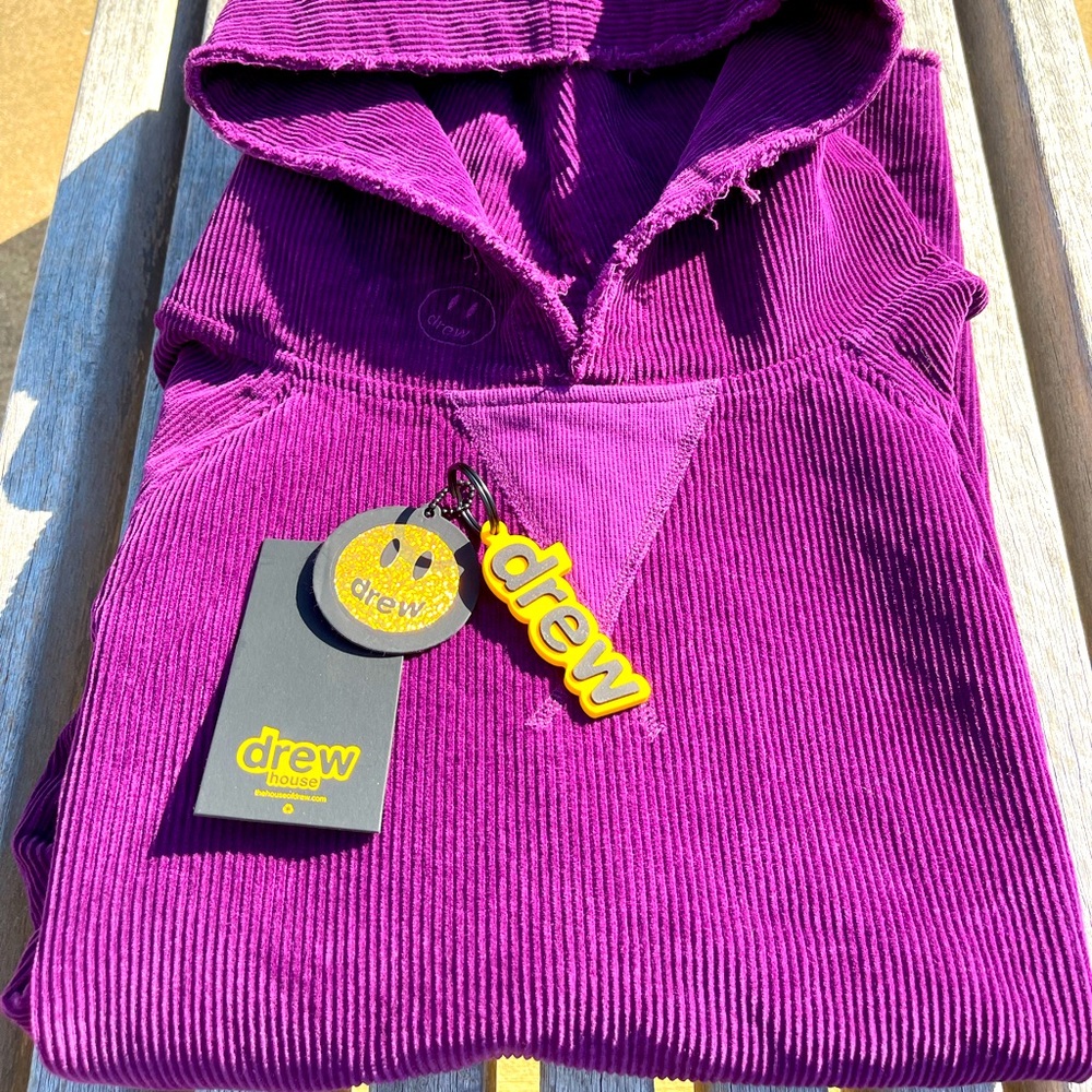 Drew House Corduroy Hoodie | Purple | NWT | M/L
